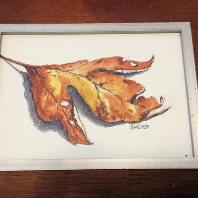2 Original D. Meyer Watercolor Paintings