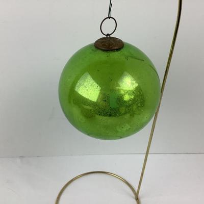 159 Antique Mercury Glass 4" Ornament
