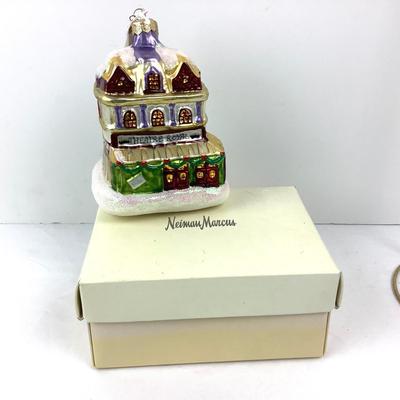 167 Dept.56 Large Mercury Glass Ornament "Theatre Royal"
