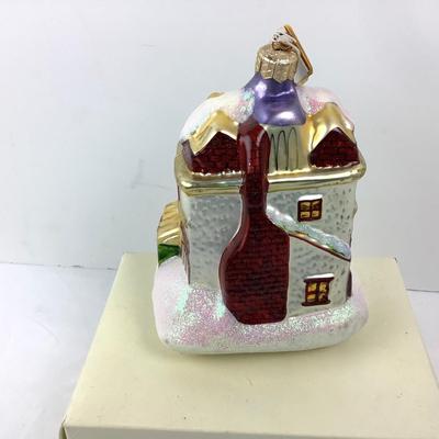 167 Dept.56 Large Mercury Glass Ornament "Theatre Royal"