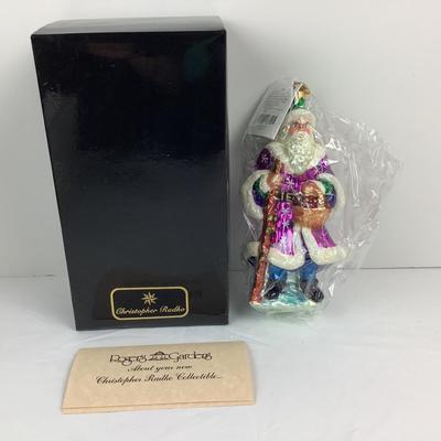 170 Christopher Radko "Santa in Winter" Rogers Garden Exclusive NEW