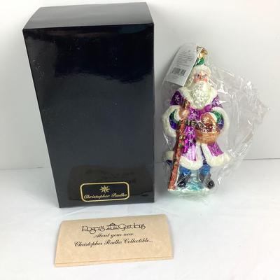 170 Christopher Radko "Santa in Winter" Rogers Garden Exclusive NEW