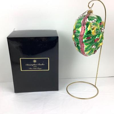 171 Christopher Radko "Five Gold Rings" Ornament