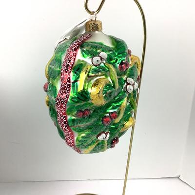 171 Christopher Radko "Five Gold Rings" Ornament