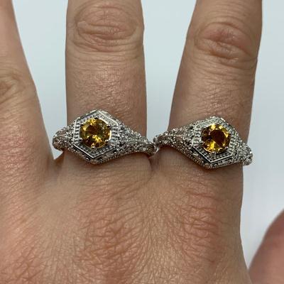 25 Rings & More Jewelry Featuring Green, Blue, & Yellow Gemstones on 14K, 10K, & 925 (B4-HS)