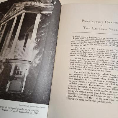 Farmington's Chapter in The Lincoln Story by Barbara Anderson - Autographed