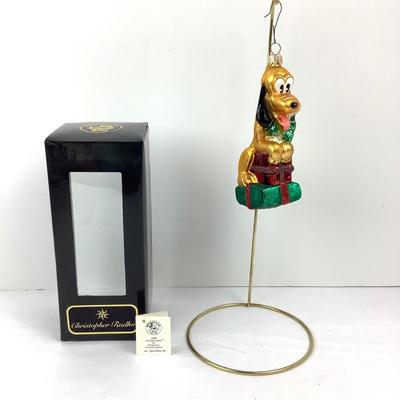 177 Christopher Radko Mickey & Co. "Noel Pluto" Ornament