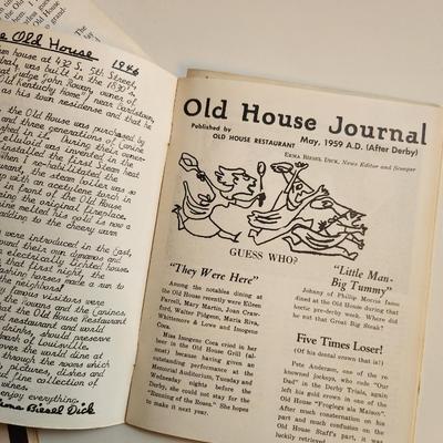 The Old House Cook Book by Erma Biesel Dick - with Autograph