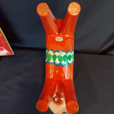 Traditional Scandinavian Wood Decor and  Folk Art Style Ceramic Serving Dishes (DR-BBL)