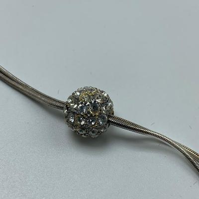 14K & 925 Necklaces with Glitter Ball Pendants (B4-HS)