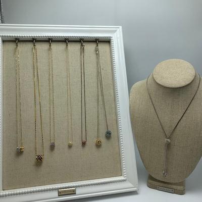 14K & 925 Necklaces with Glitter Ball Pendants (B4-HS)
