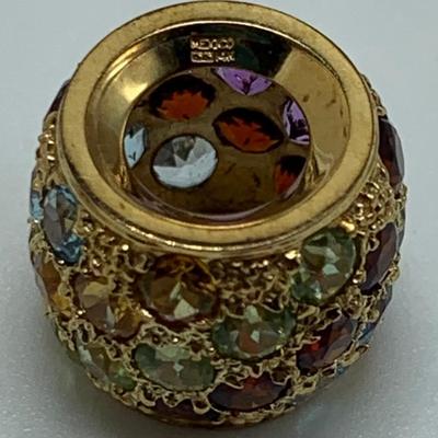 14K & 925 Necklaces with Glitter Ball Pendants (B4-HS)