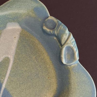 Signed Stoneware Decor and Serving Dishes (DR-BBL)