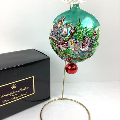 183 Christopher Radko "Four Calling Birds" 1996 Ornament