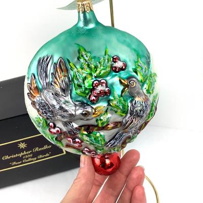 183 Christopher Radko "Four Calling Birds" 1996 Ornament
