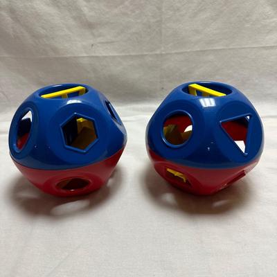 Playskool Scooter, Tupperware Shape-O Ball & Basketball Hoop (BO-KL)