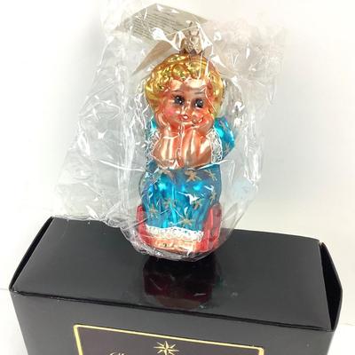 184 Christopher Radko "Lil Miss Angel" Starlight Members Only Ornament NEW