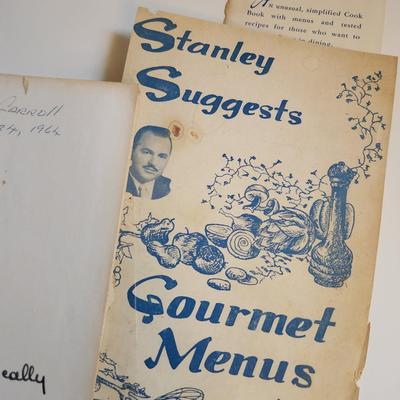 Stanley Suggests Gourmet Menus by Stanley Demos - Autographed