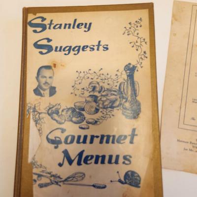 Stanley Suggests Gourmet Menus by Stanley Demos - Autographed