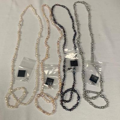 Jewelry Sets with Pearls, Stones, Beads, & More (B4-HS)