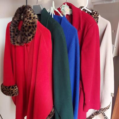 Women's Wool Dress Coats Size M/L (HC-BBL)