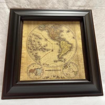 Rand McNally International Globe & Framed Hemispheres (BO-KL)