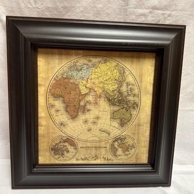 Rand McNally International Globe & Framed Hemispheres (BO-KL)