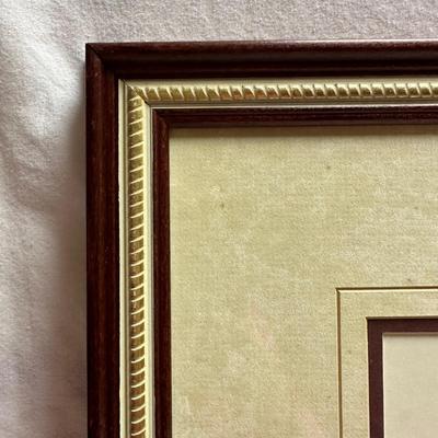 Pair of Framed Floral Prints (BO-KL)