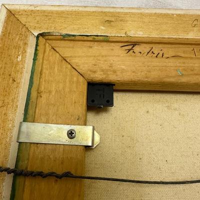 Oil on Canvas Forest Painting by "Jox" (BO-KL)