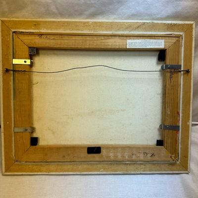 Oil on Canvas Forest Painting by "Jox" (BO-KL)