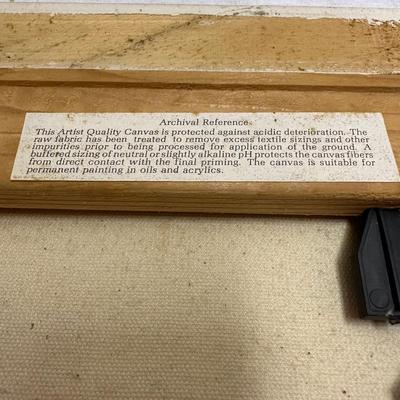 Oil on Canvas Forest Painting by "Jox" (BO-KL)