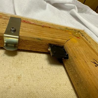 Oil on Canvas Forest Painting by "Jox" (BO-KL)