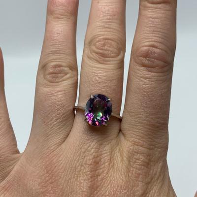 925 Jewelry with Pink and Purple Gemstones (B4-HS)