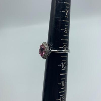 925 Jewelry with Pink and Purple Gemstones (B4-HS)