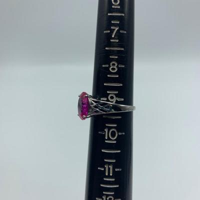 925 Jewelry with Pink and Purple Gemstones (B4-HS)