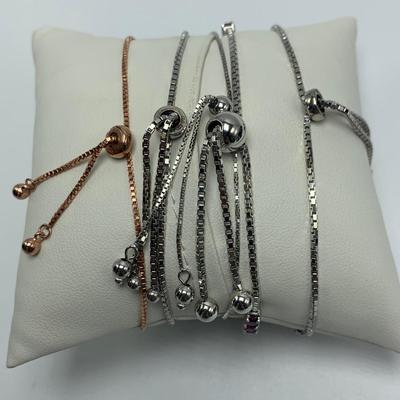 925 Jewelry with Pink and Purple Gemstones (B4-HS)