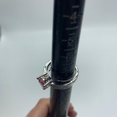 925 Jewelry with Pink and Purple Gemstones (B4-HS)