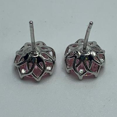 925 Jewelry with Pink and Purple Gemstones (B4-HS)