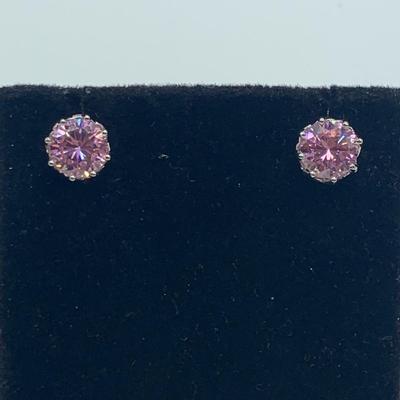 925 Jewelry with Pink and Purple Gemstones (B4-HS)