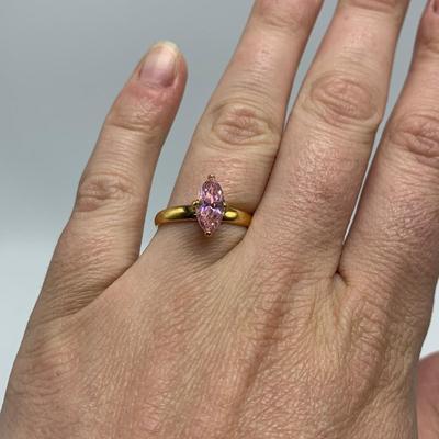 Pink Tourmaline Rings incl. 10K (B4-HS)