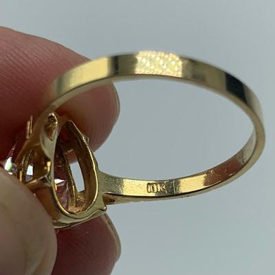 Pink Tourmaline Rings incl. 10K (B4-HS)