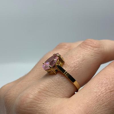 Pink Tourmaline Rings incl. 10K (B4-HS)
