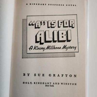 A is For Alibi by Sue Grafton - 1st Edition