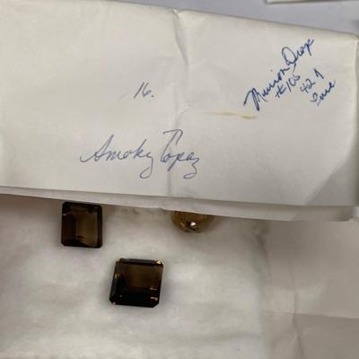 Assortment of Loose Cut Gemstones, incl. Emerald, Aquamarine, Smoky Topaz, Amethyst, Lapis Lazuli, & More (B1-HS)