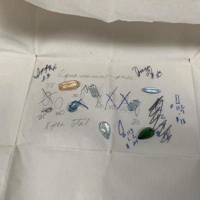 Assortment of Loose Cut Gemstones, incl. Emerald, Aquamarine, Smoky Topaz, Amethyst, Lapis Lazuli, & More (B1-HS)
