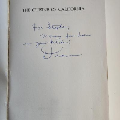 The Cuisine of California by Diane Rossen Worthington - Autographed
