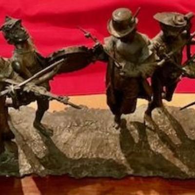 Bronze Group By Italian Sculptor Francesco De Matteis