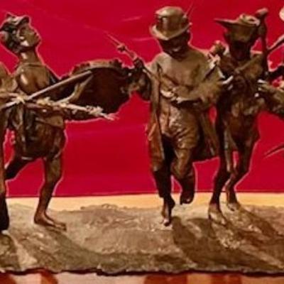Bronze Group By Italian Sculptor Francesco De Matteis