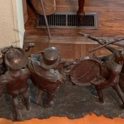 Bronze Group By Italian Sculptor Francesco De Matteis