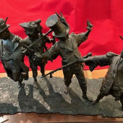 Bronze Group By Italian Sculptor Francesco De Matteis